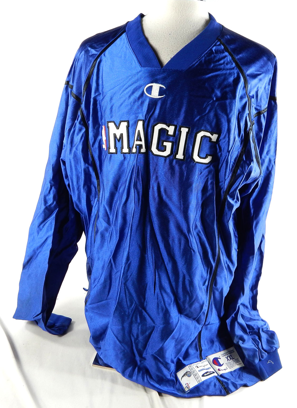 2000s Orlando Magic Game Issued Blue Shooting Shirt XXL 416