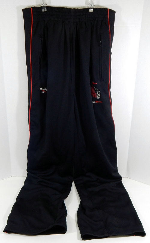 Portland Trail Blazers Game Issued Black Pants Hardwood Classics LT 459