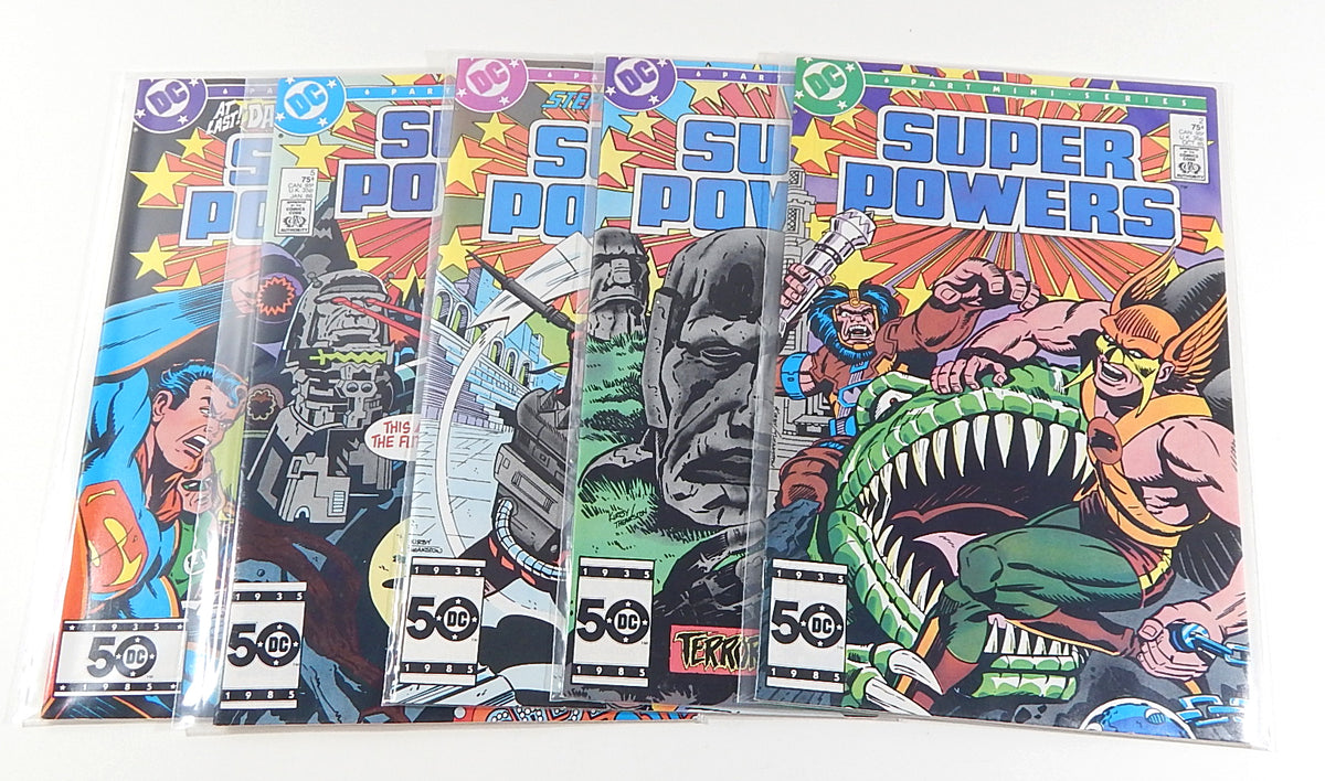 Super Powers Vol 2 #1-6 Complete Comic Book Mini Series Set DC 1985 Jack Kirby Pic2
