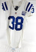 2015 Indianapolis Colts Tray Matthews #38 Game Issued Pos Used White Jersey