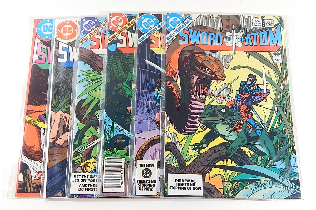 Sword of the Atom #1-4 + Special #1 2 Complete Comic Mini Series Set DC 1983-85