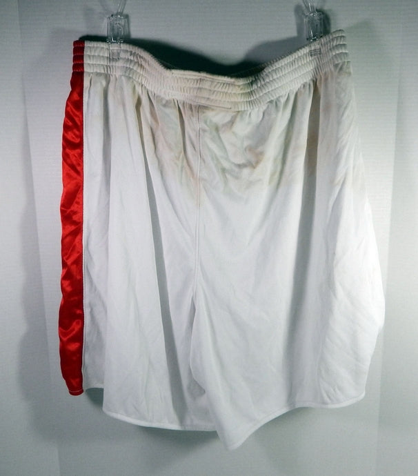 Portland Trail Blazers Game Issued White Game Shorts 46 DP23049 Pic2