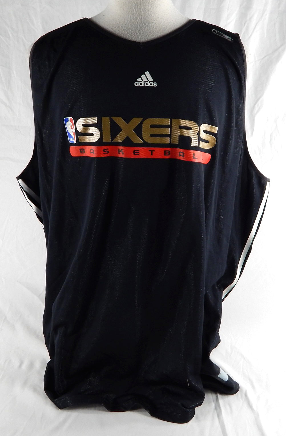2000s Philadelphia 76ers Game Issued Black Practice Jersey 4XL 879