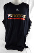 2000s Philadelphia 76ers Game Issued Black Practice Jersey 4XL 879