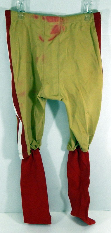 2010 San Francisco 49ers Game Issued Gold Pants 34 464 Pic2