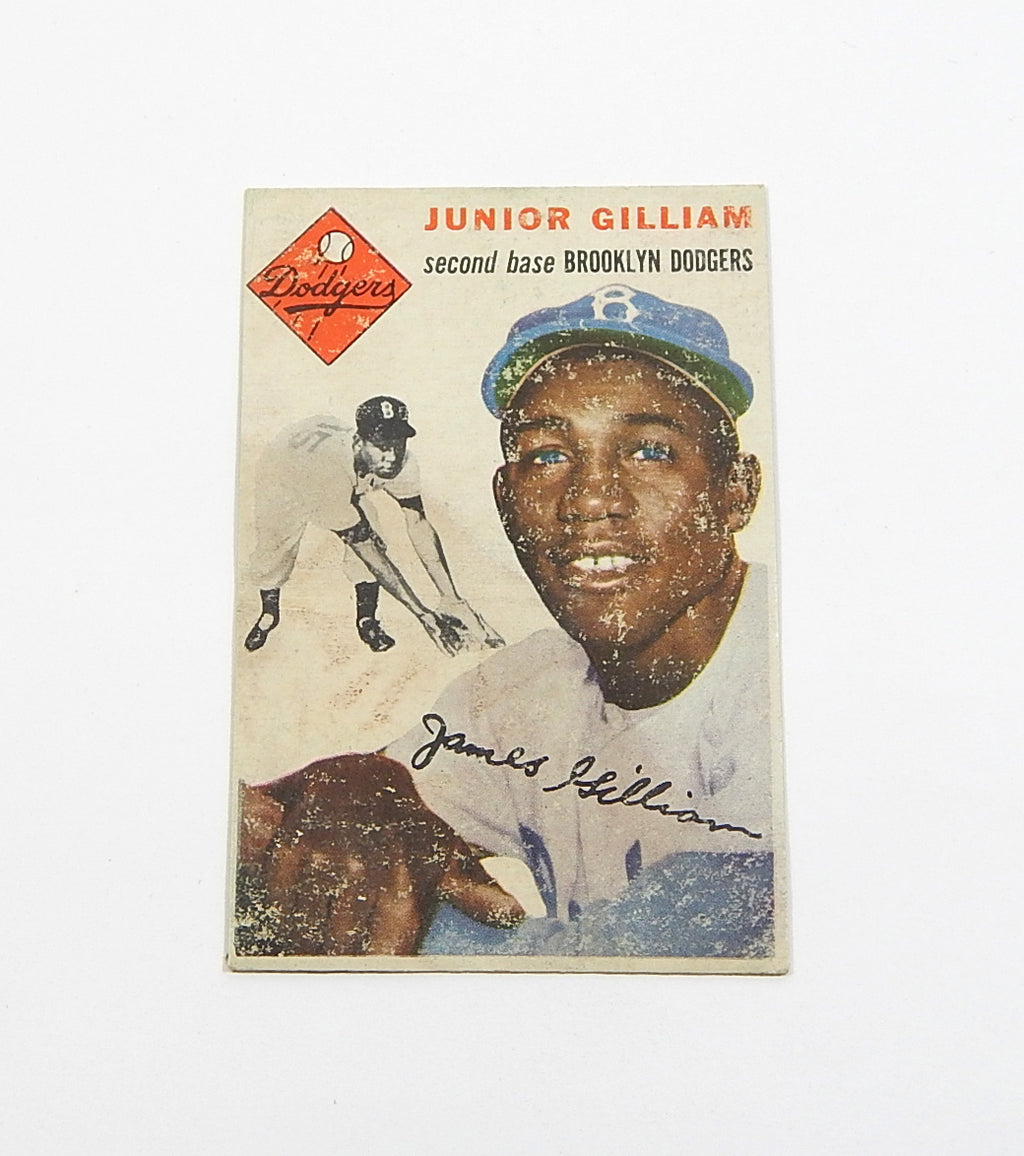 1954 Topps Junior Gilliam #35 Dodgers Poor