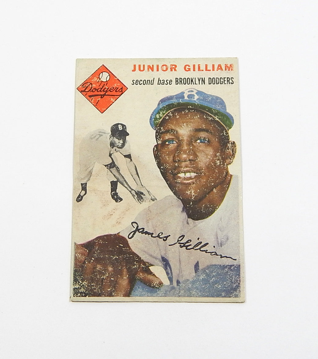 1954 Topps Junior Gilliam #35 Dodgers Poor