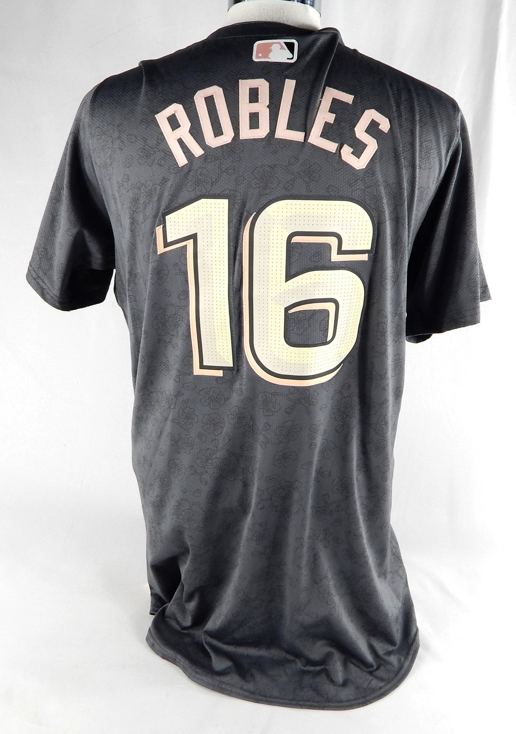 2024 Washington Nationals Victor Robles #16 Game Issued P Used Grey Jersey City Pic2
