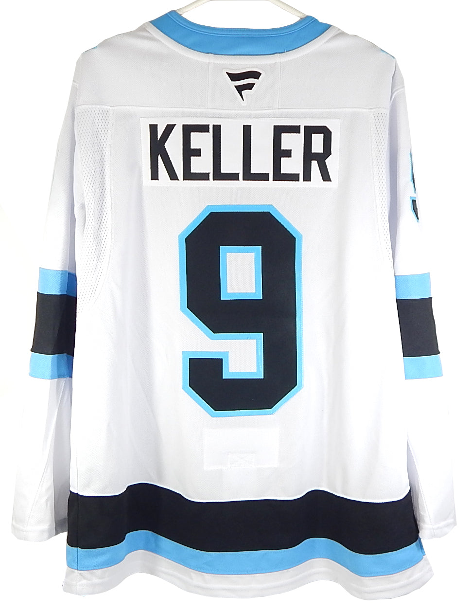 Clayton Keller #9 2024-25 Utah Hockey Club Fanatics Premium NHL Jersey White 50 Pic2