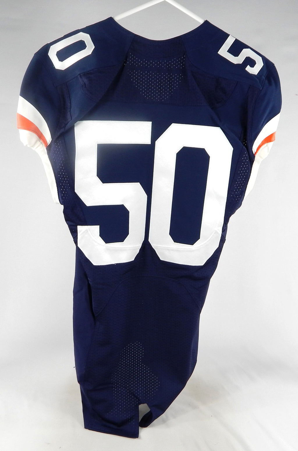 2015-17 Virginia Cavaliers #50 Game Issued Navy Jersey Throwback NP Rem 40 478 Pic2