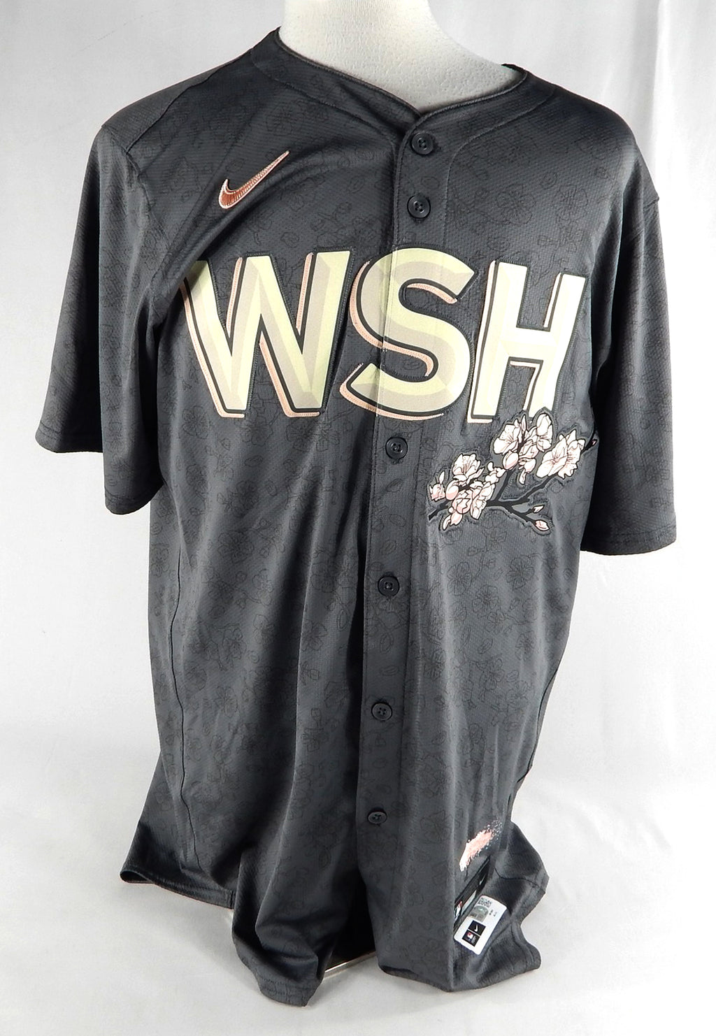 2024 Washington Nationals Robert Gsellman #65 Game Issued Grey Jersey City Con 1