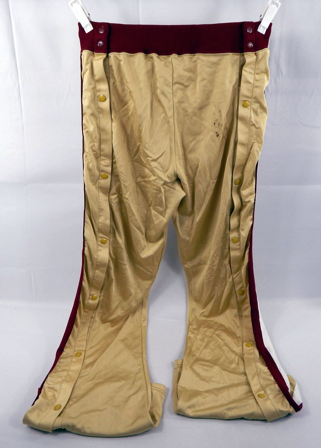 1980-83 Cleveland Cavaliers #35 Game Used Tan Warm Up Pants 36 315 Pic2
