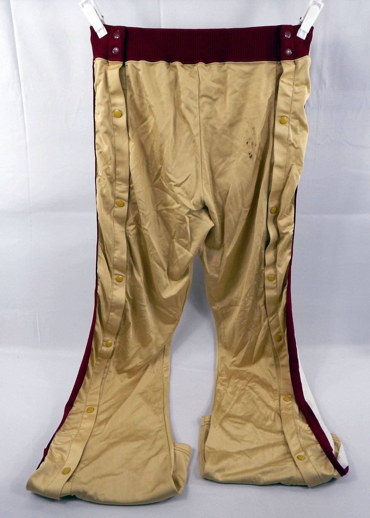 1980-83 Cleveland Cavaliers #35 Game Used Tan Warm Up Pants 36 315 Pic2