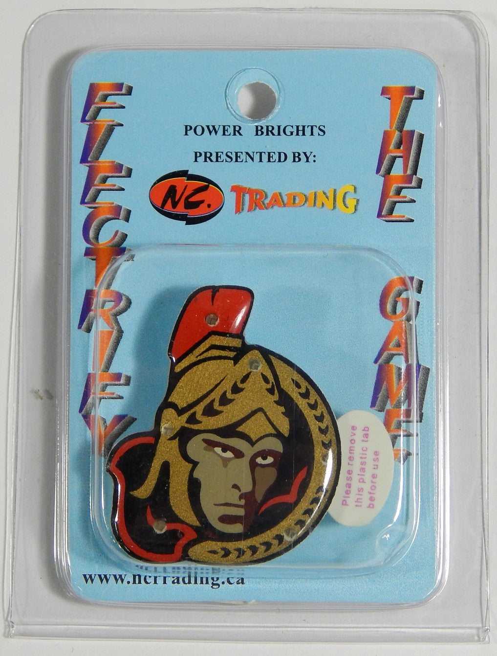 Ottawa Senators Flashing LED Light-Up Logo Magnet Pin New NIP NHL Hockey