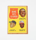 1962 Topps Orlando Cepeda / Willie Mays / Frank Robinson #54 Leaders Ex