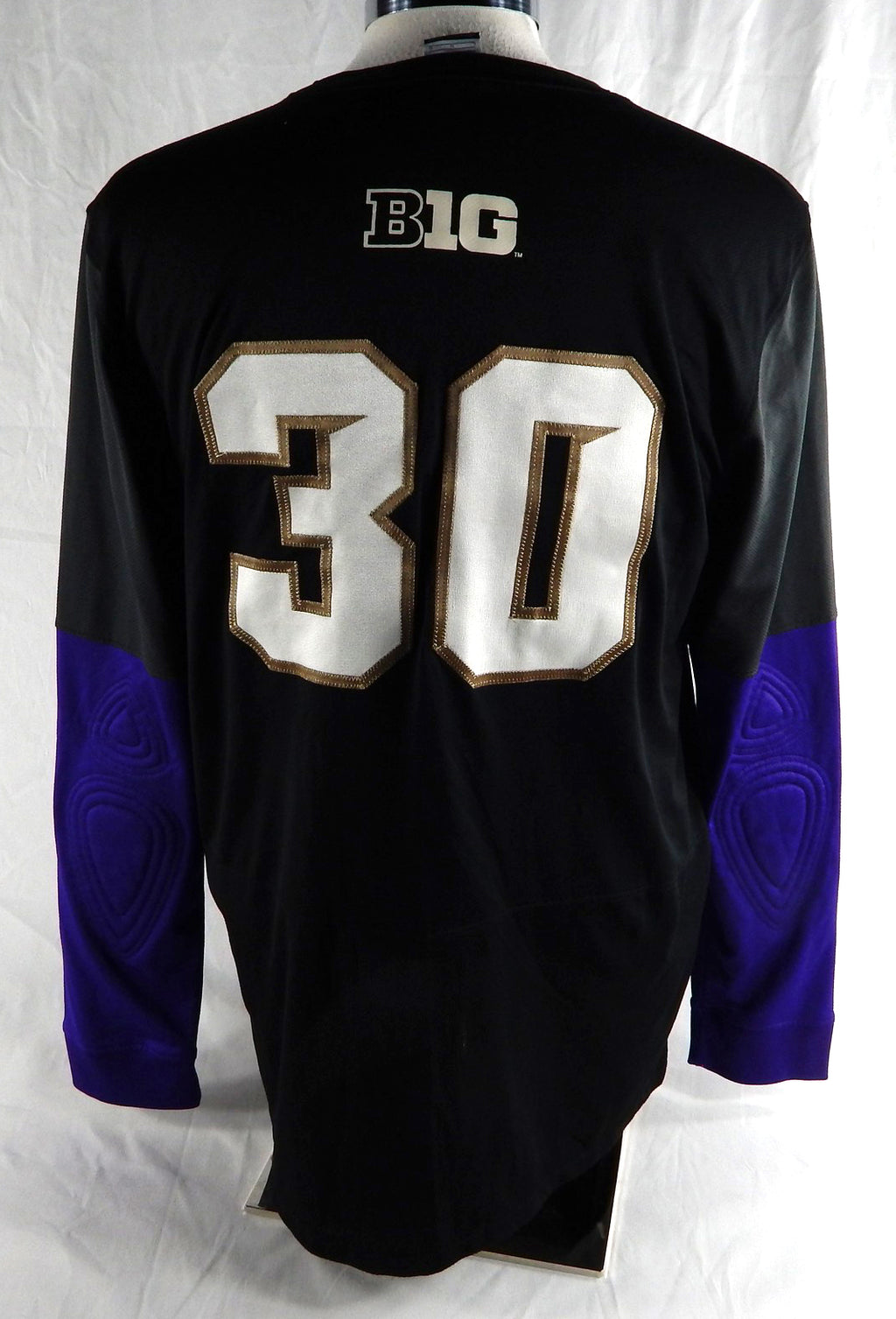 Michigan State Spartans #30 Game Used Black Jersey VolleyBall L 882 Pic2