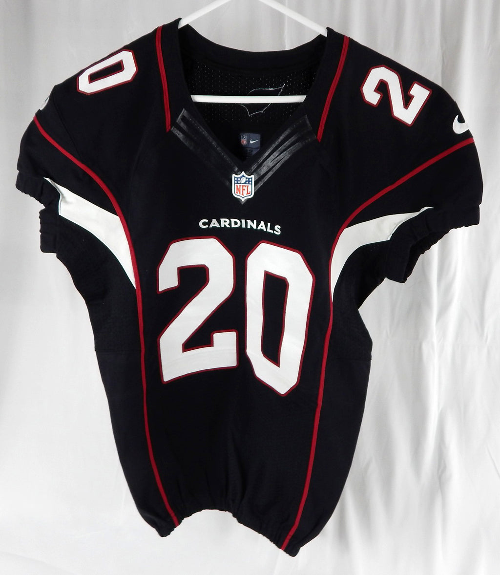 2012 Arizona Cardinals Jonathan Dwyer #20 Game Issued Black Jersey Color Rush 7