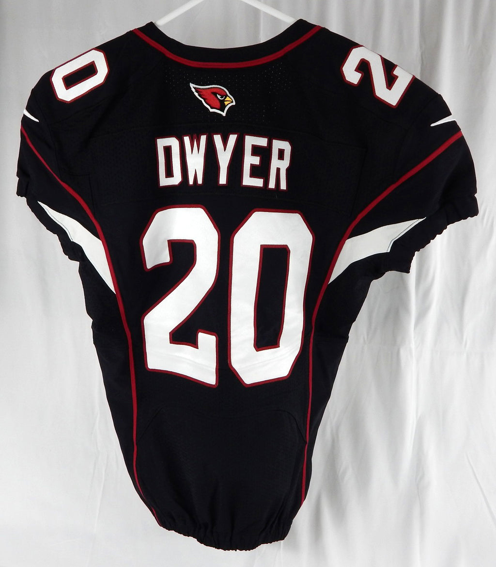 2012 Arizona Cardinals Jonathan Dwyer #20 Game Issued Black Jersey Color Rush 7 Pic2