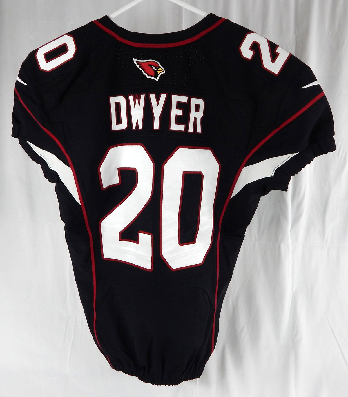 2012 Arizona Cardinals Jonathan Dwyer #20 Game Issued Black Jersey Color Rush 7 Pic2