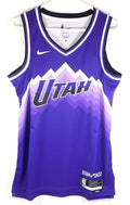 Utah Jazz Blank Nike Engineered Swingman City Edition NBA Jersey Purple New 40 S