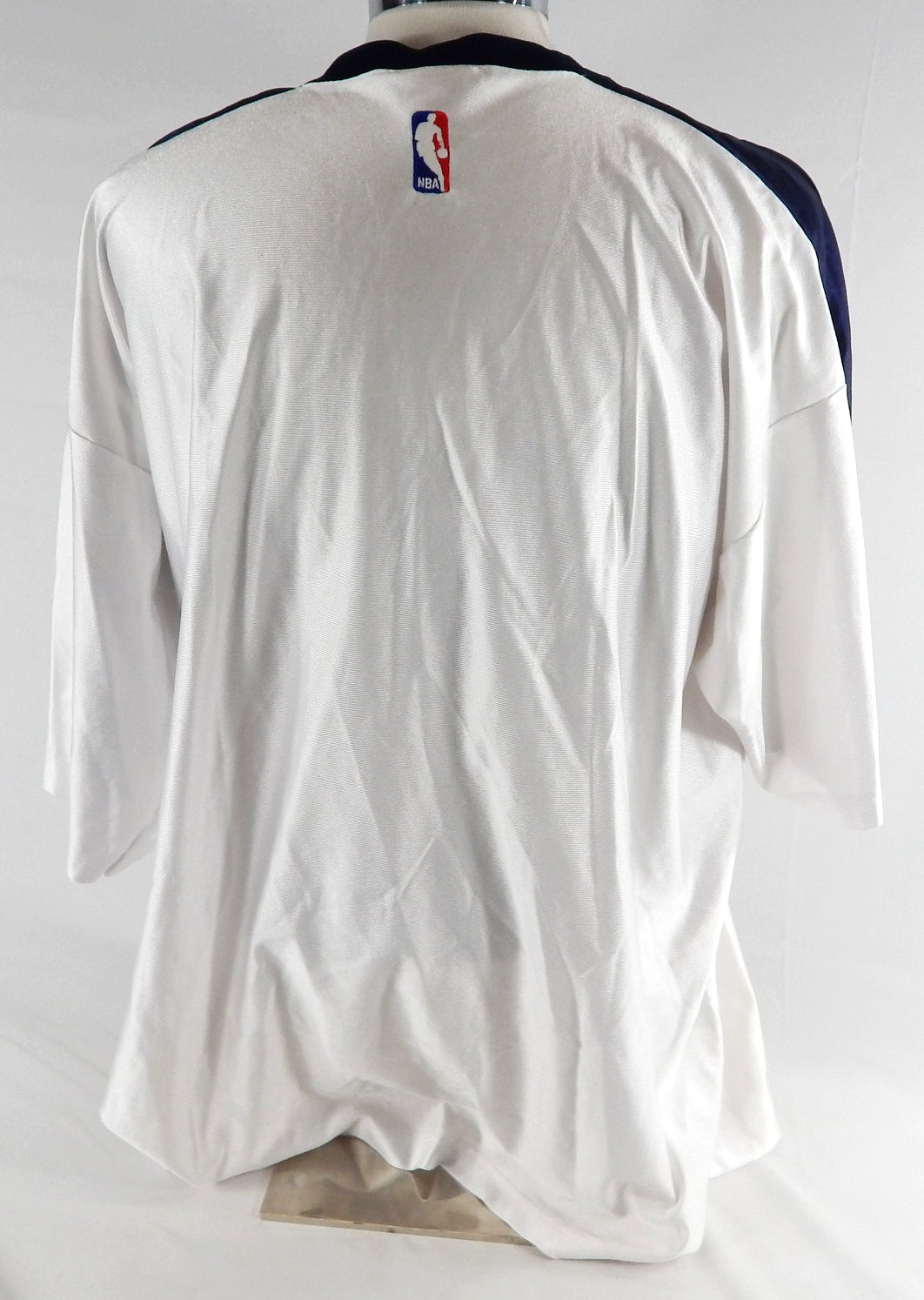 1999-00 Golden State Warriors Sam Mack #7 Game Used White Shooting Shirt 2XL 177 Pic2