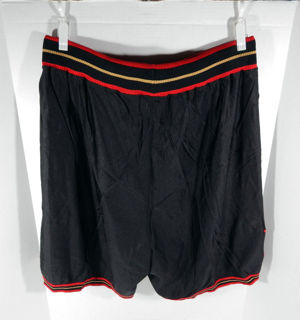 2000s Philadelphia 76ers #30 Game Used Black Shorts 48+2+1 DP68167 Pic2