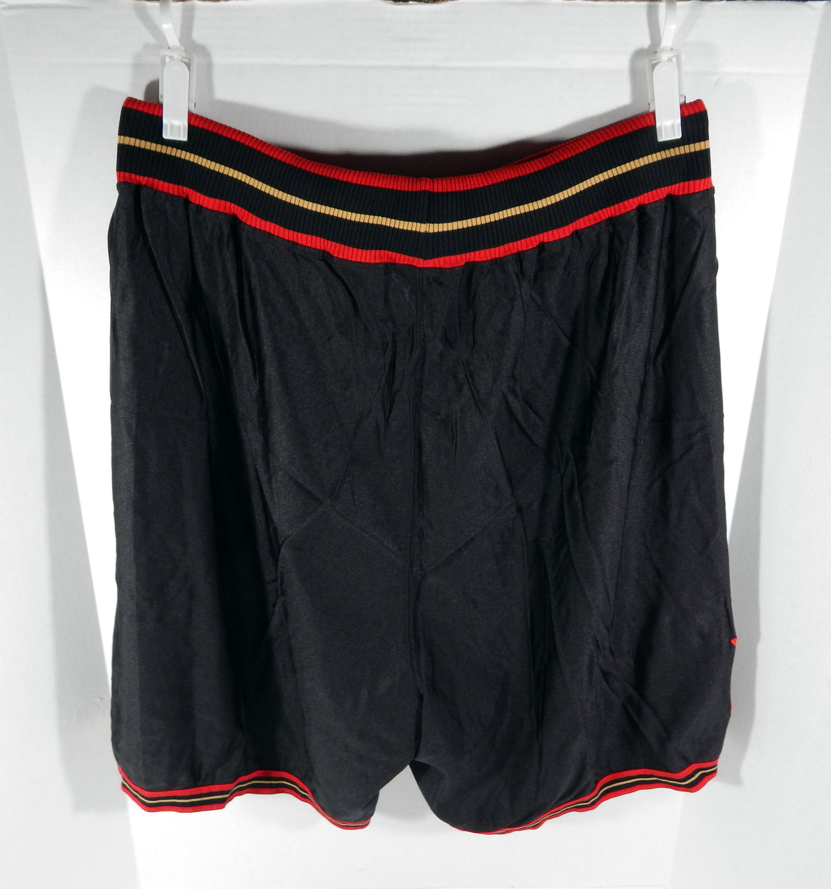 2000s Philadelphia 76ers #30 Game Used Black Shorts 48+2+1 DP68167 Pic2
