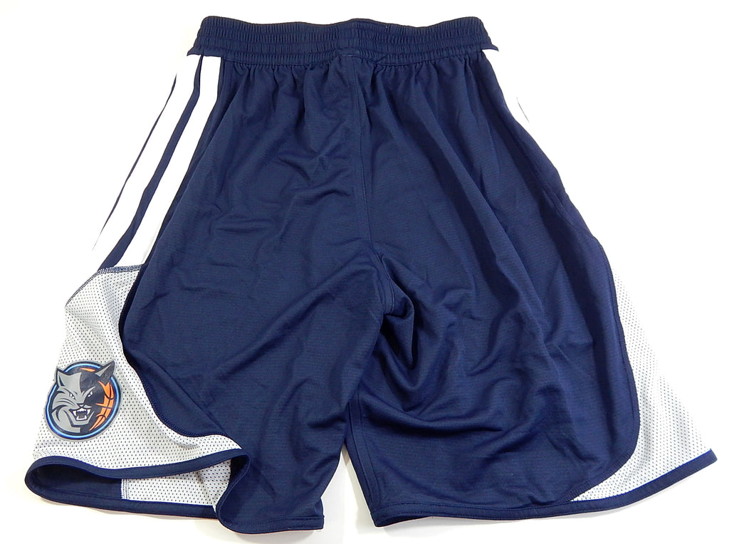 Charlotte Bobcats Team Issued Adidas NBA Practice Basketball Shorts Navy Blue L Pic2