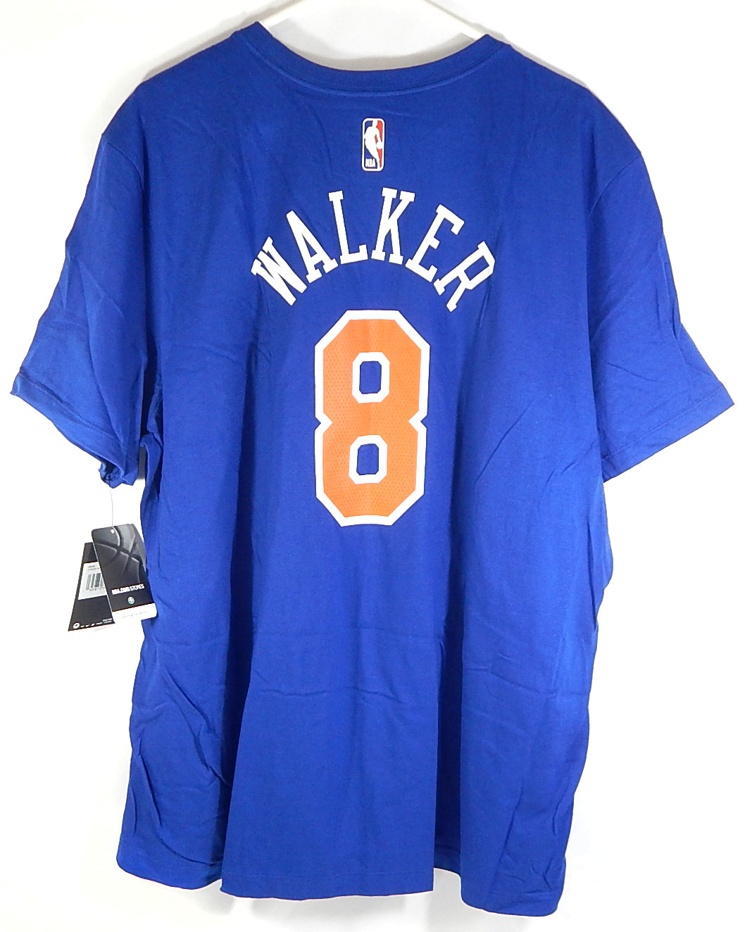 Kemba Walker #8 New York Knicks The Nike Tee Shirt T-Shirt Blue Youth S Pic2