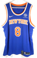Kemba Walker #8 NY Knicks Nike Connect Swingman Squarespace Jersey Blue L 48