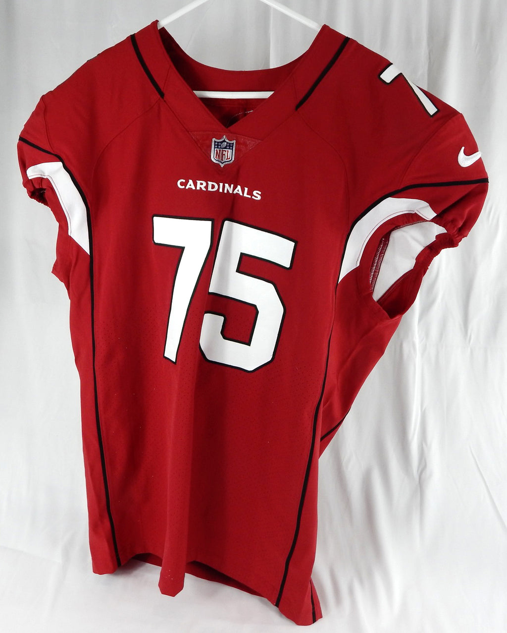 2017 Arizona Cardinals Blaine Clausell #75 Game Issued Red Jersey 50 670