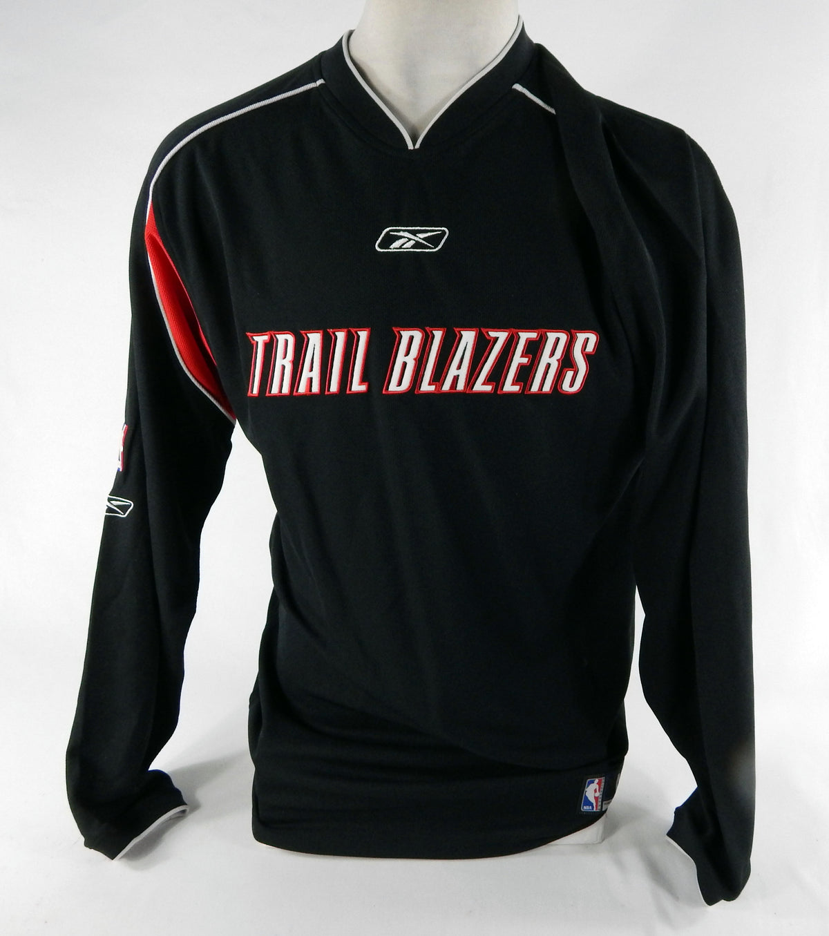 2000s Portland Trailblazers Game Issued Black Shooting Shirt M DP70588