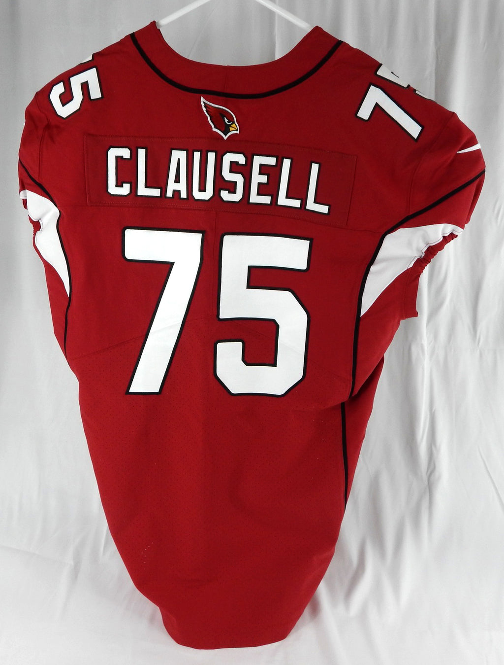 2017 Arizona Cardinals Blaine Clausell #75 Game Issued Red Jersey 50 670 Pic2