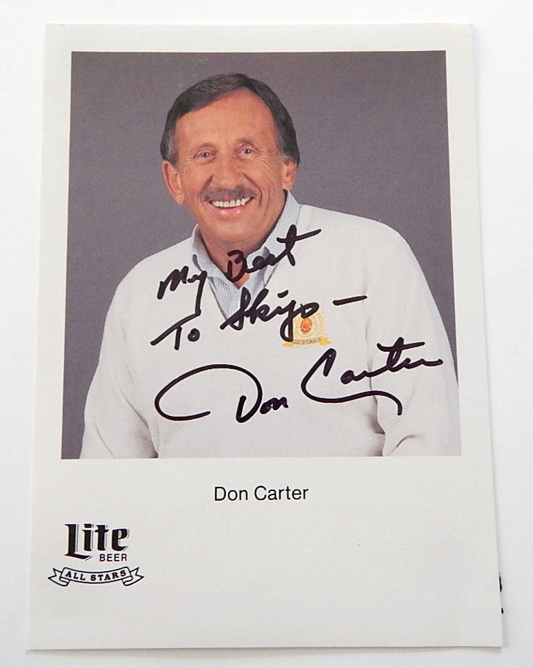 Don Carter Signed 5x7 Photo Auto Autograph Pro Bowler