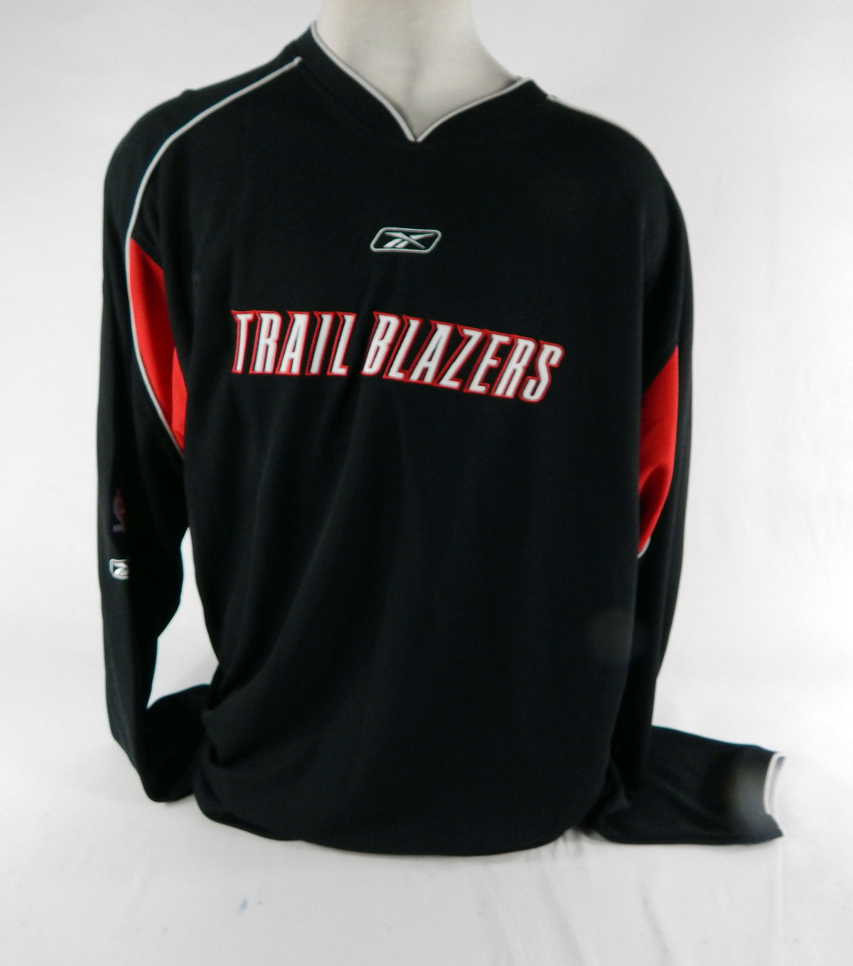 2000s Portland Trailblazers Game Issued Black Shooting Shirt 2XL DP70592