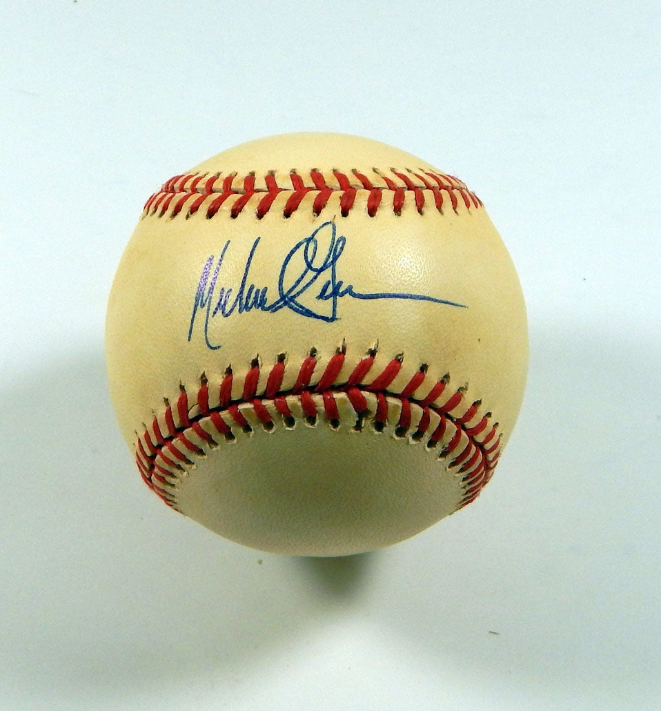 Mike Grace Signed Rawlings National League Baseball Auto DP03419