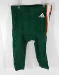 2017 University of Miami Hurricanes Game Used Green Pants M 710758S