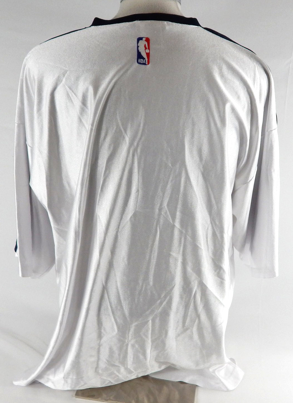 1999-00 Golden State Warriors Chris Mills #34 Game Used White Shooting Shirt 3 Pic2