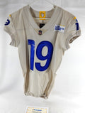 2020 Los Angeles Rams Brandon Polk #19 Game Issued Cream Jersey 38 670