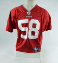 2010 San Francisco 49ers Alex Joseph #58 Game Issued Red Practice Jersey XL 419