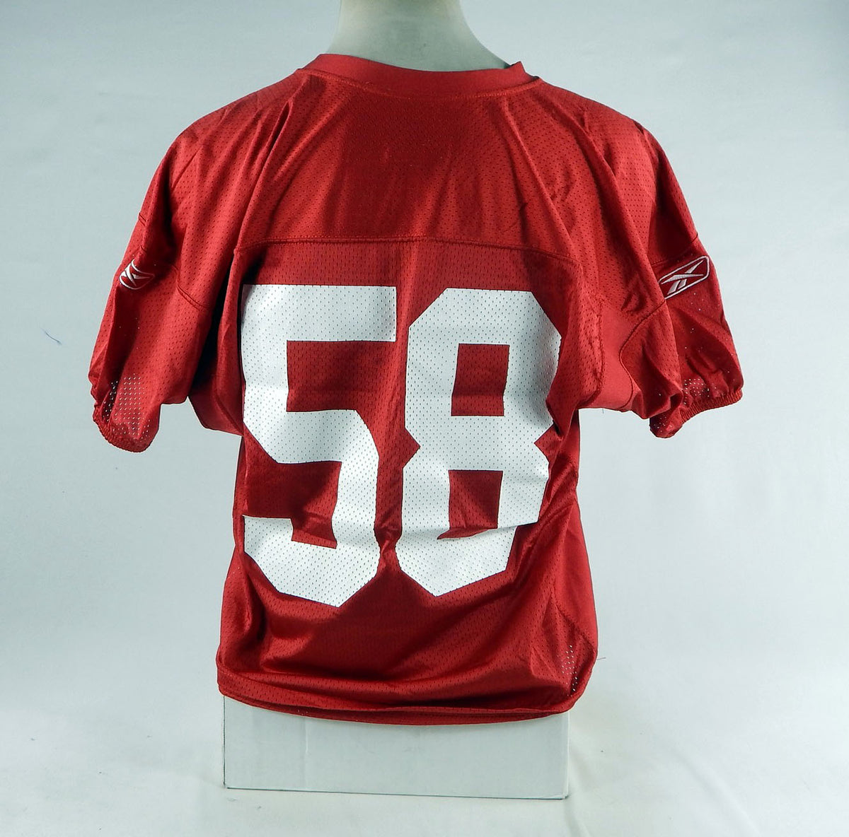 2010 San Francisco 49ers Alex Joseph #58 Game Issued Red Practice Jersey XL 419 Pic2