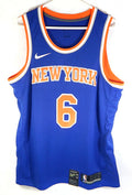 Quentin Grimes #6 New York Knicks Nike Connect Swingman NBA Jersey Blue L 48