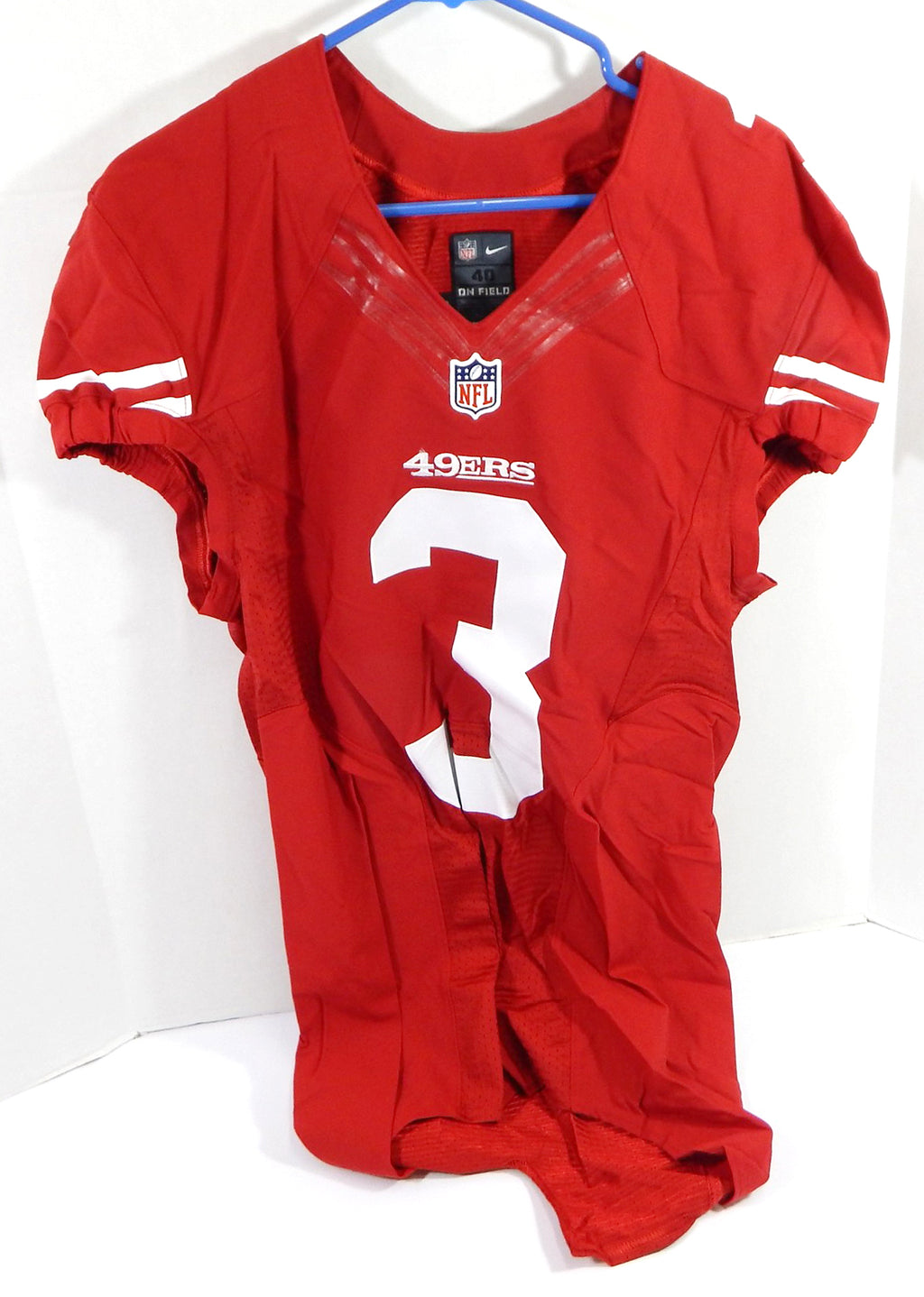 2015 San Francisco 49ers #3 Game Issued Red Jersey 40 DP35626