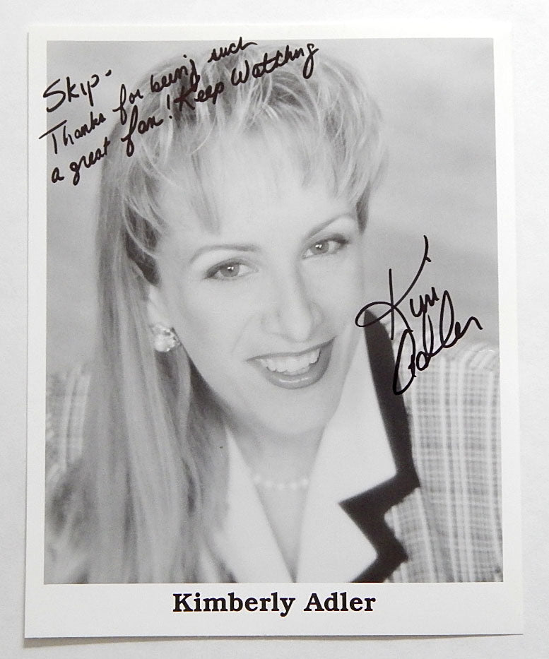 Kimberly Adler Signed 8x10 Photo Auto Autograph Pro Bowler