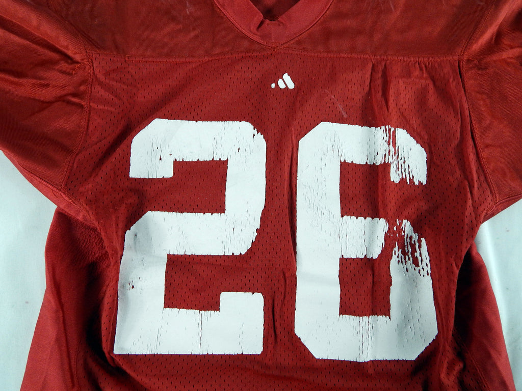 Indiana Hoosiers #26 Game Used Red Practice Jersey M DP70597 Pic2