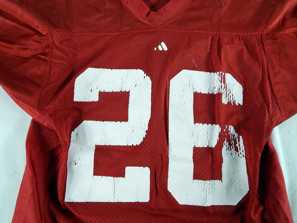 Indiana Hoosiers #26 Game Used Red Practice Jersey M DP70597 Pic2