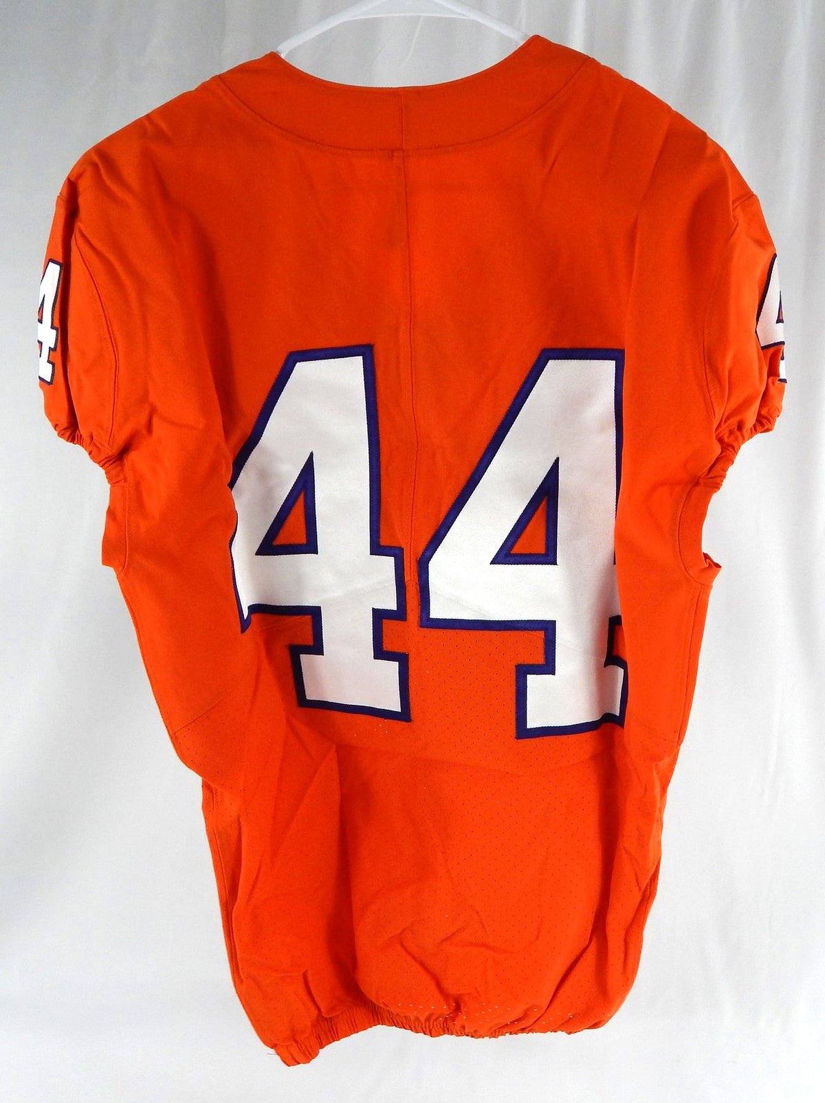 2017-22 Clemson Tigers #44 Game Issued Pos Used Orange Jersey Football NP Rem 6 Pic2