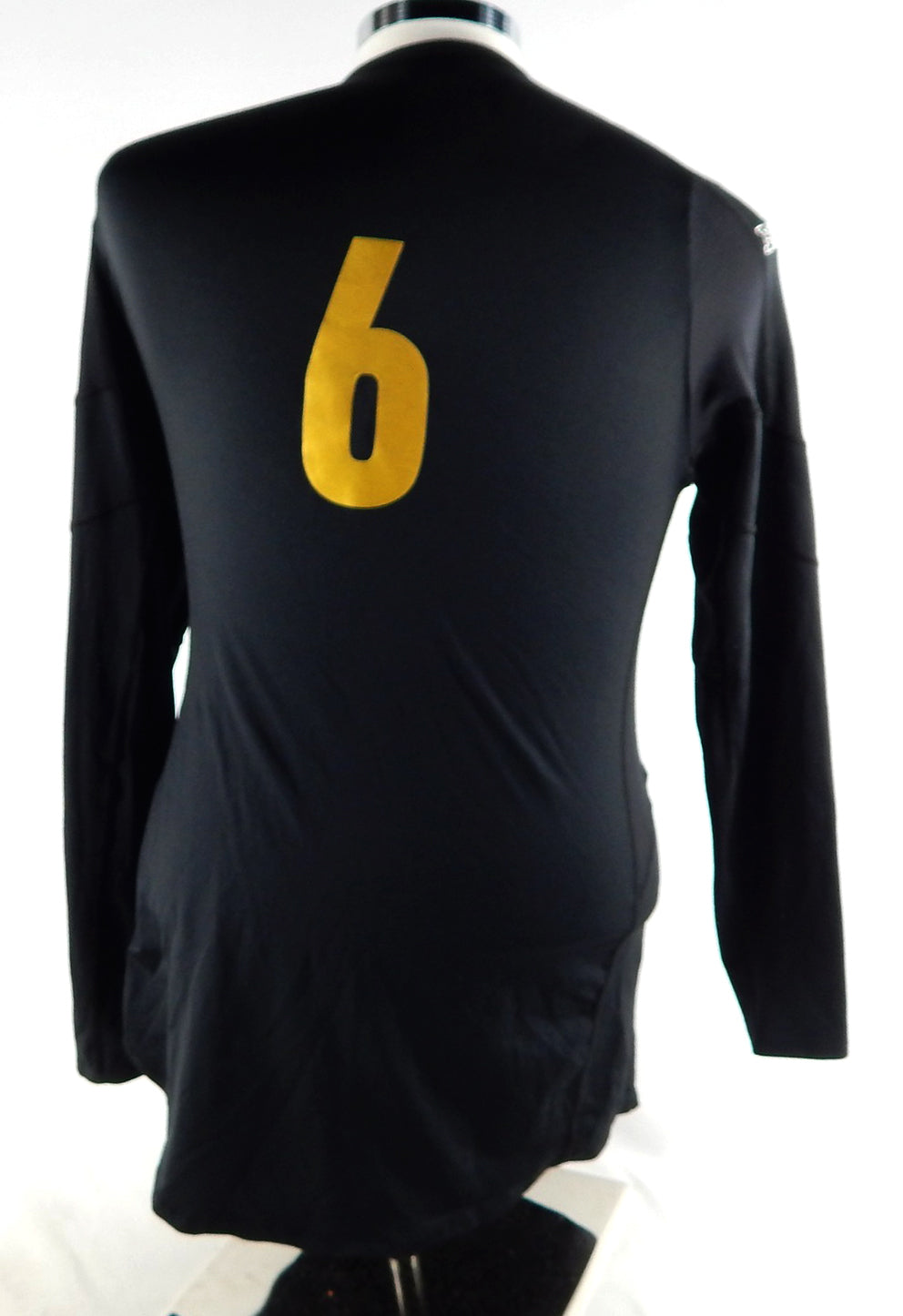 2000s Iowa Hawkeyes #6 Game Used Black Jersey Volleyball XL 433 Pic2