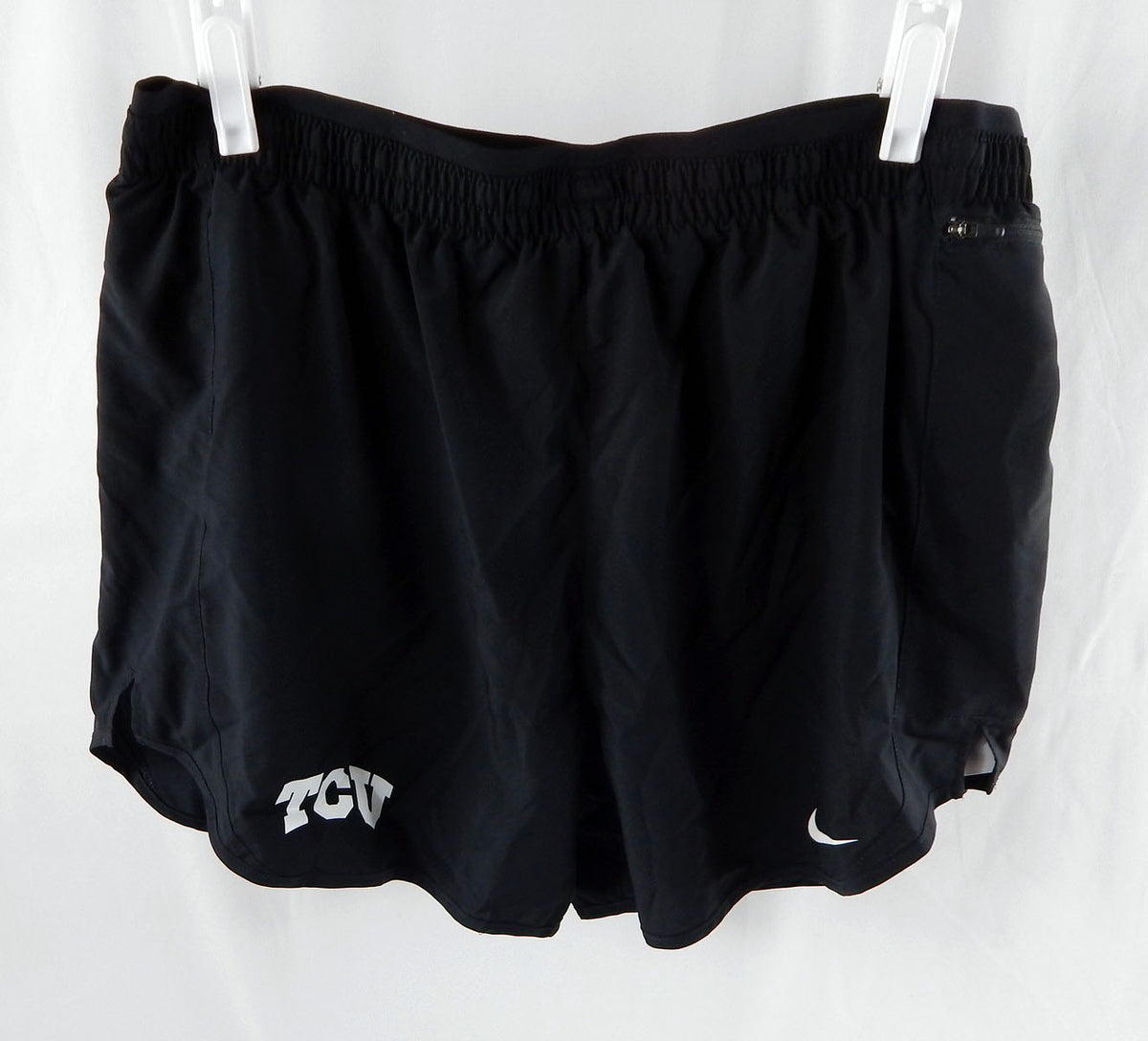 2023 TCU Texas Christian Horned Frogs Team Issued Black Workout Shorts XL 110942