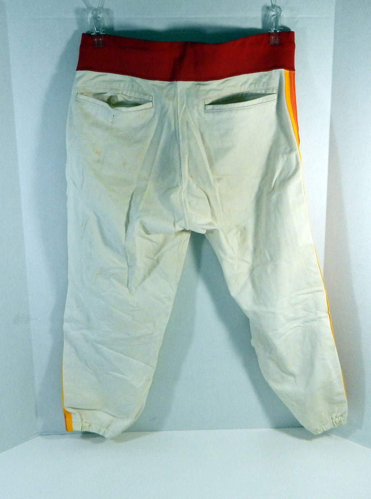 1976 Houston Astros # Game Used White Pants 46-24 DP24389 Pic2